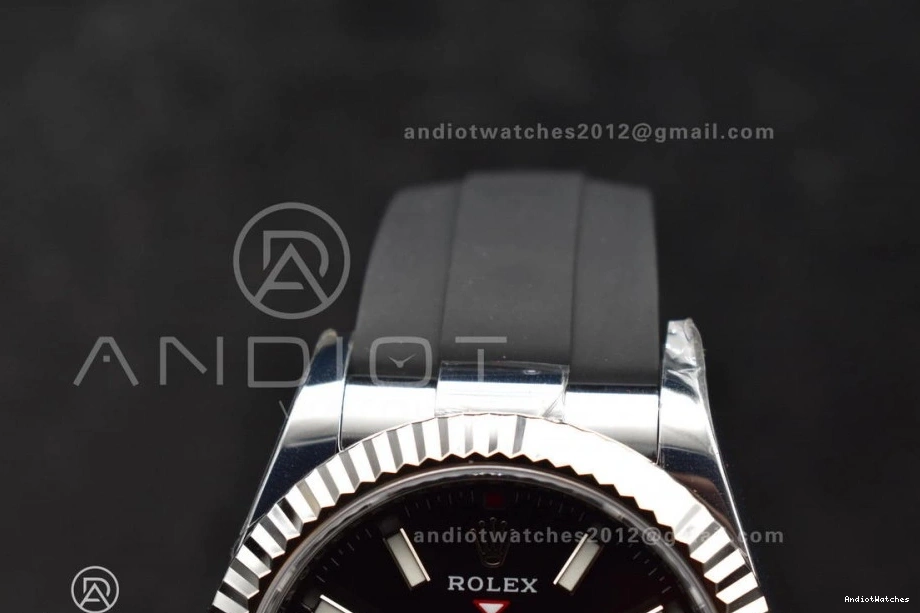 A23J 1:1 1106 336239 Best WrinkleFree SS Black Weight) (Gain ZF on Sky-Dweller Oysterflex Edition Dial Strap 0824
